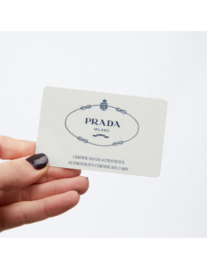 Sac PRADA velours rouge Cardinal