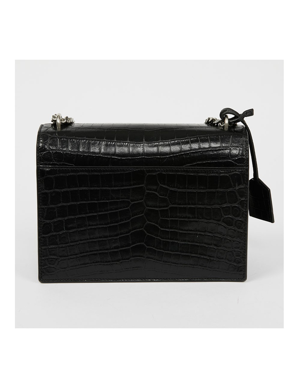 Sac Sunset medium YSL cuir embossé crocodile