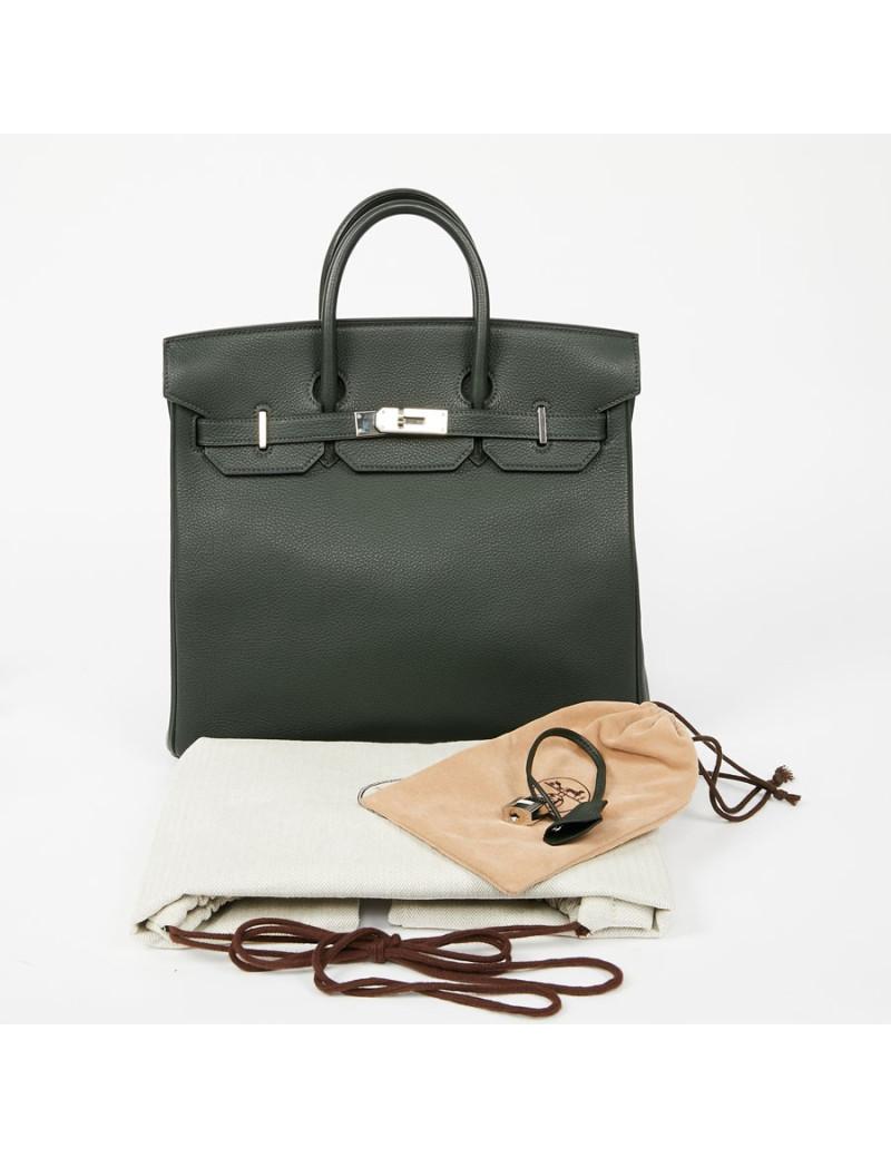 Haut à courroies HAC HERMES Togo vert