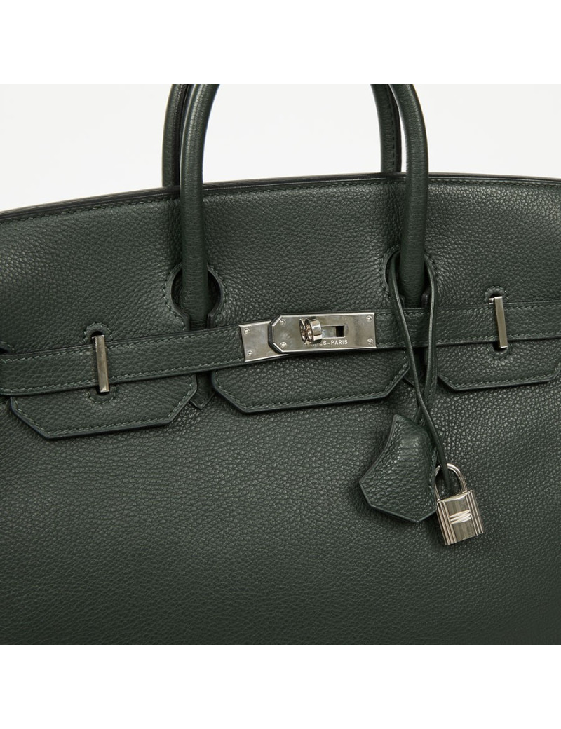 Haut à courroies HAC HERMES Togo vert