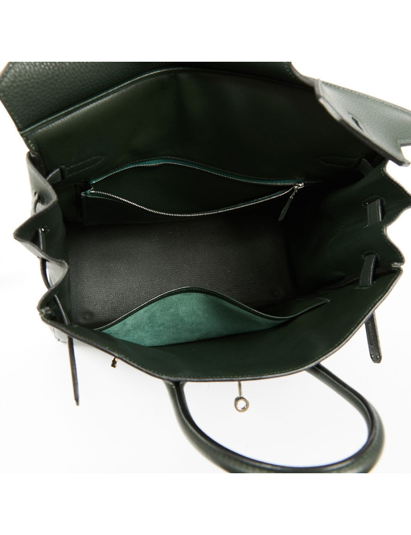 Haut à courroies HAC HERMES Togo vert