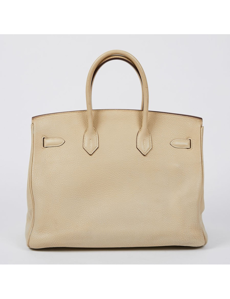 Birkin 40 HERMES cuir craie