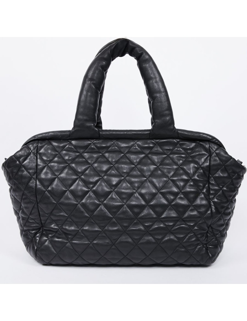 Sac CHANEL cocoon cuir noir 