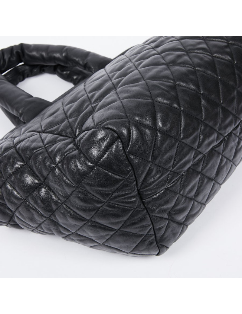 Grand cabas CHANEL cuir noir 