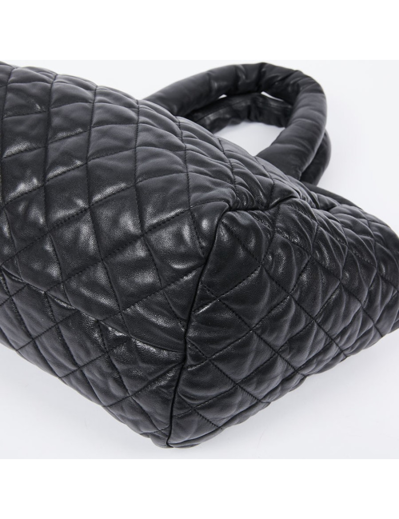 Sac CHANEL cocoon cuir noir 