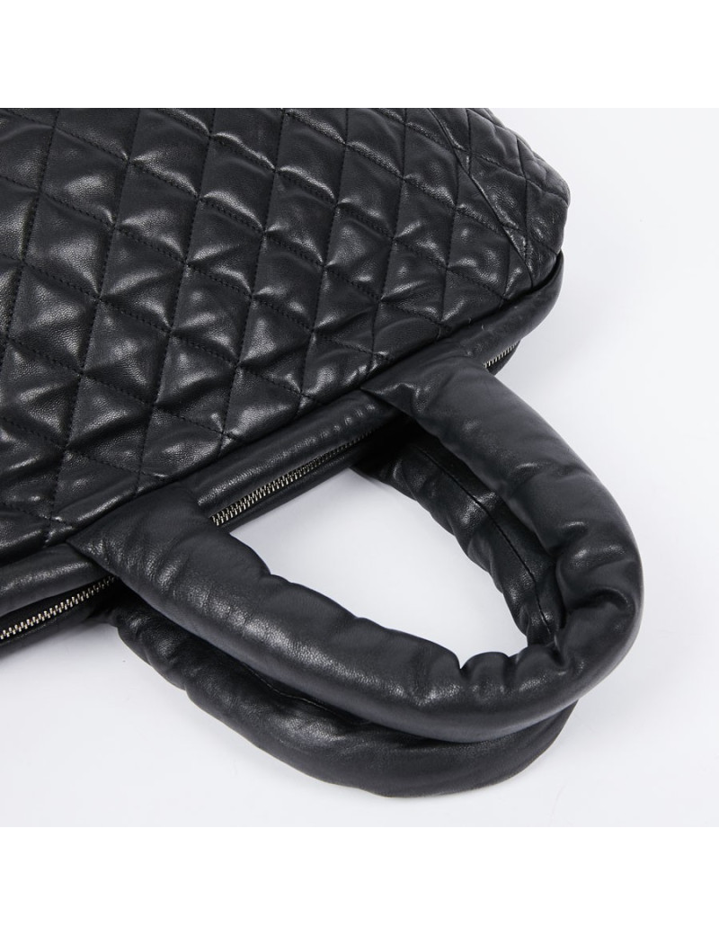 Grand cabas CHANEL cuir noir 