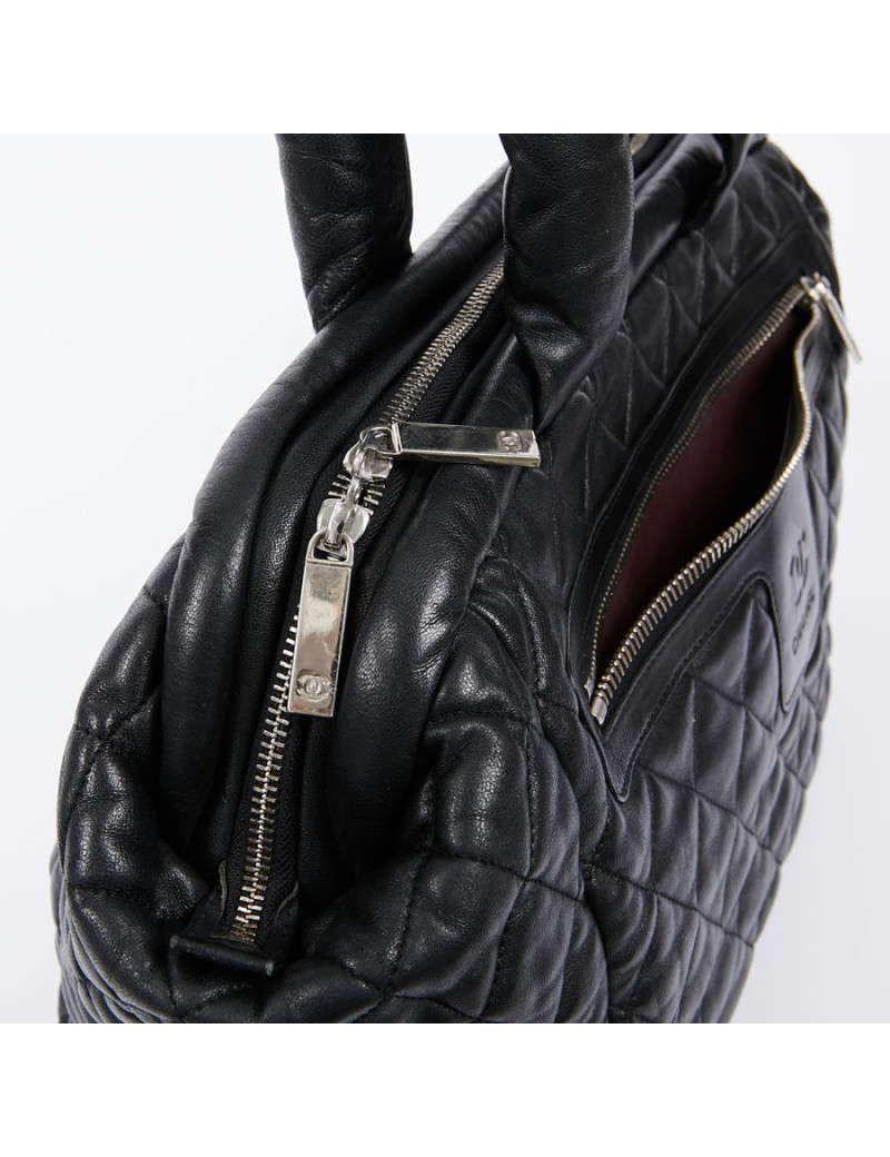 Grand cabas CHANEL cuir noir 