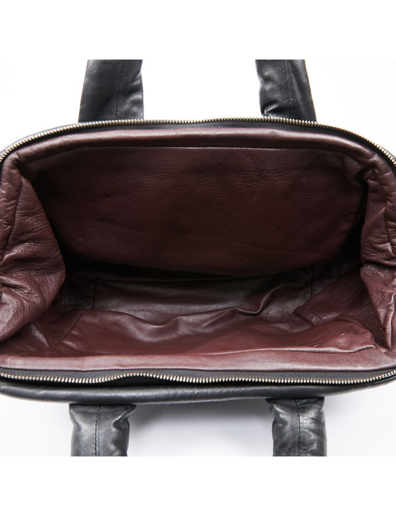 Sac CHANEL cocoon cuir noir 