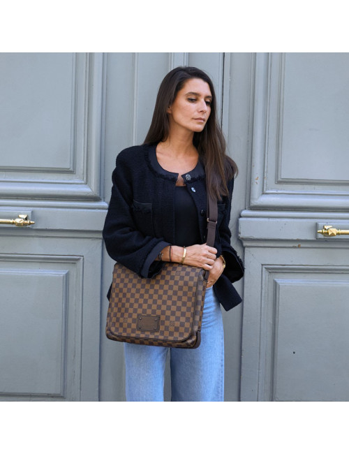 Sac Brooklyn LOUIS VUITTON toile damier 
