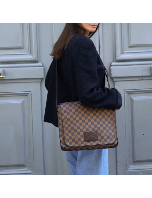 Sac Brooklyn LOUIS VUITTON toile damier 