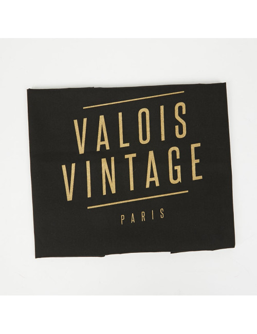 Sac à depeches HERMES cuir noir poignée croco noir