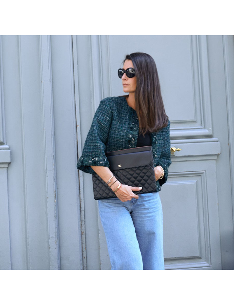 Grande pochette Chanel noire 