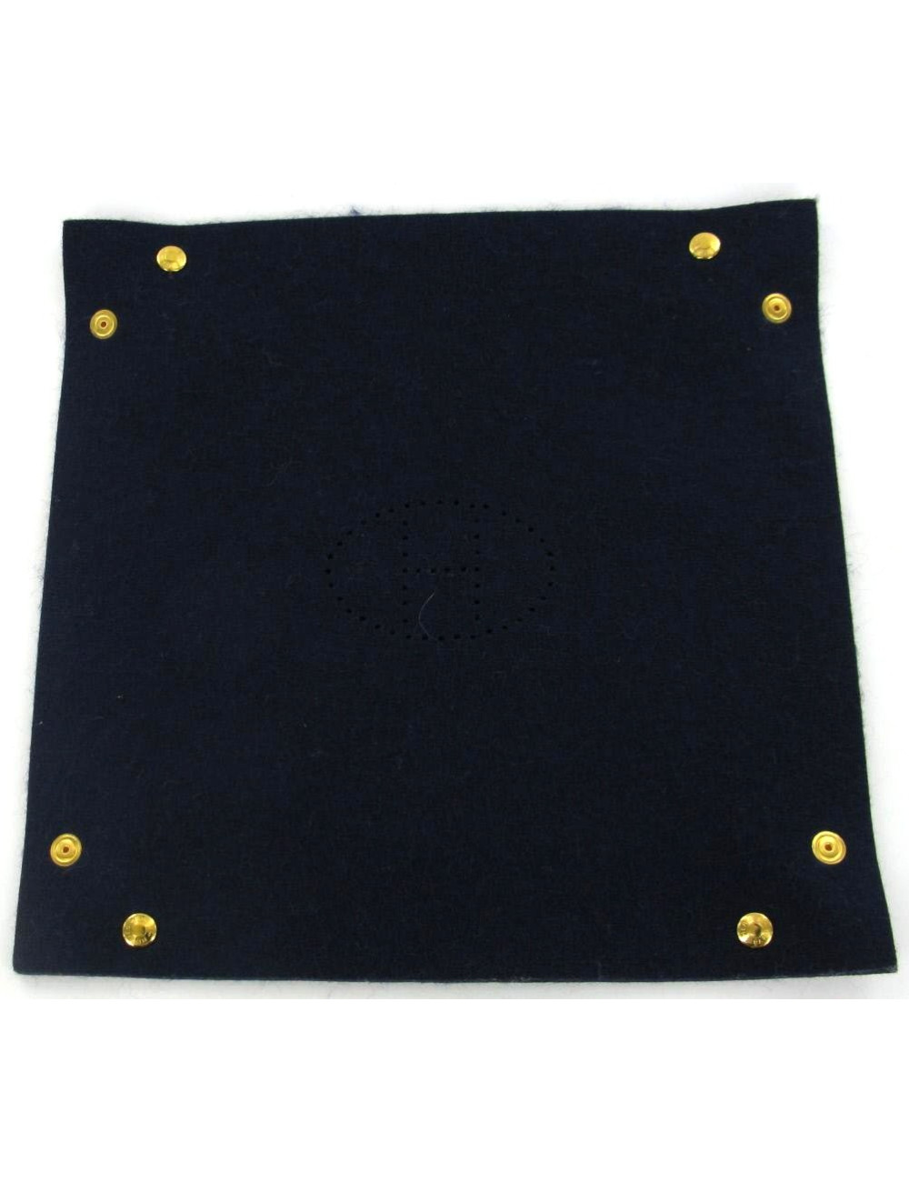 Vide poche HERMES en feutrine bleu marine 