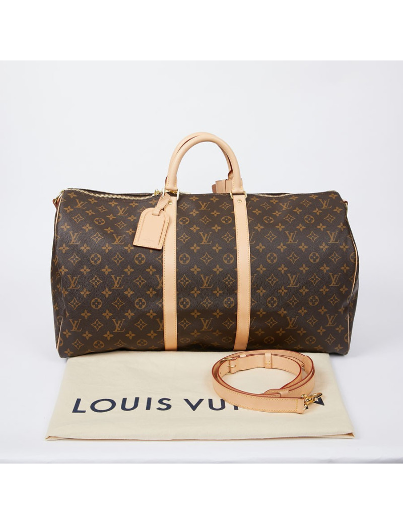 Keepall 55 LOUIS VUITTON et sa bandoulière