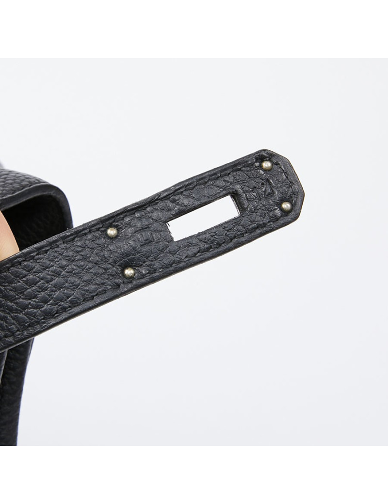 Kelly II HERMES Togo noir avec bandoulière
