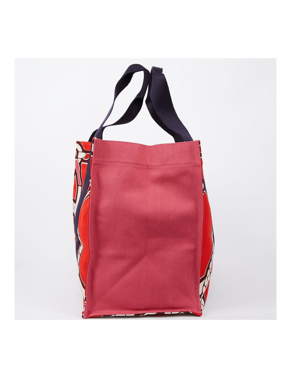 Sac de plage HERMES Maxi en toile imprimé