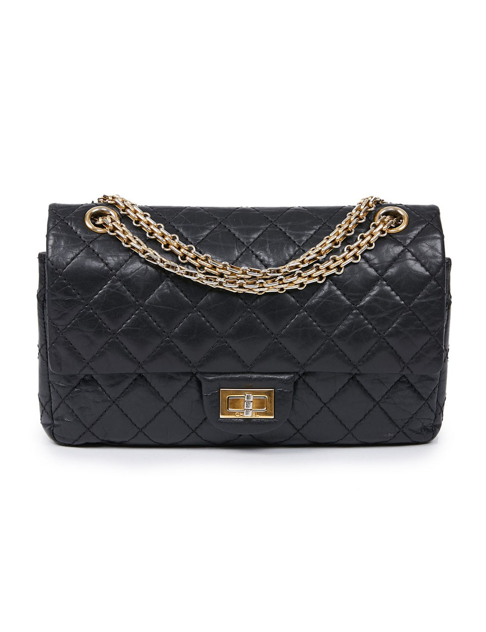Sac 2.55 CHANEL cuir vieilli