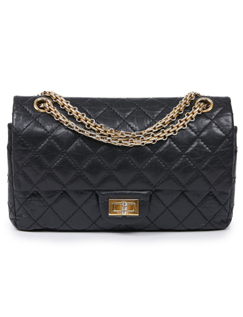 Sac 2.55 CHANEL cuir vieilli