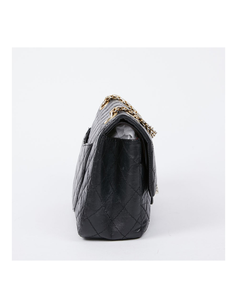 Sac 2.55 CHANEL cuir vieilli