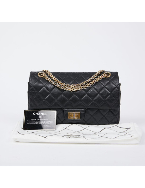 Sac 2.55 CHANEL cuir vieilli