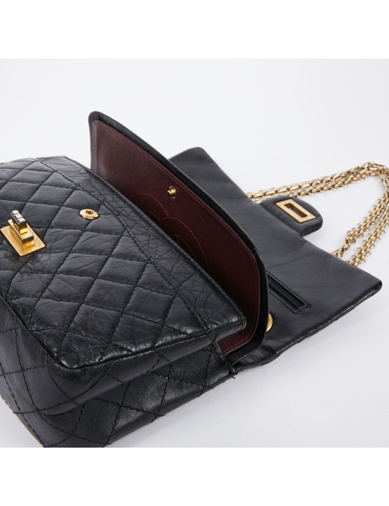 Sac 2.55 CHANEL cuir vieilli