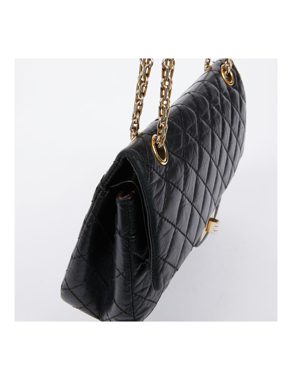 Sac 2.55 CHANEL cuir vieilli