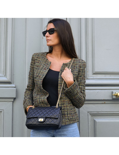 Sac 2.55 CHANEL cuir vieilli