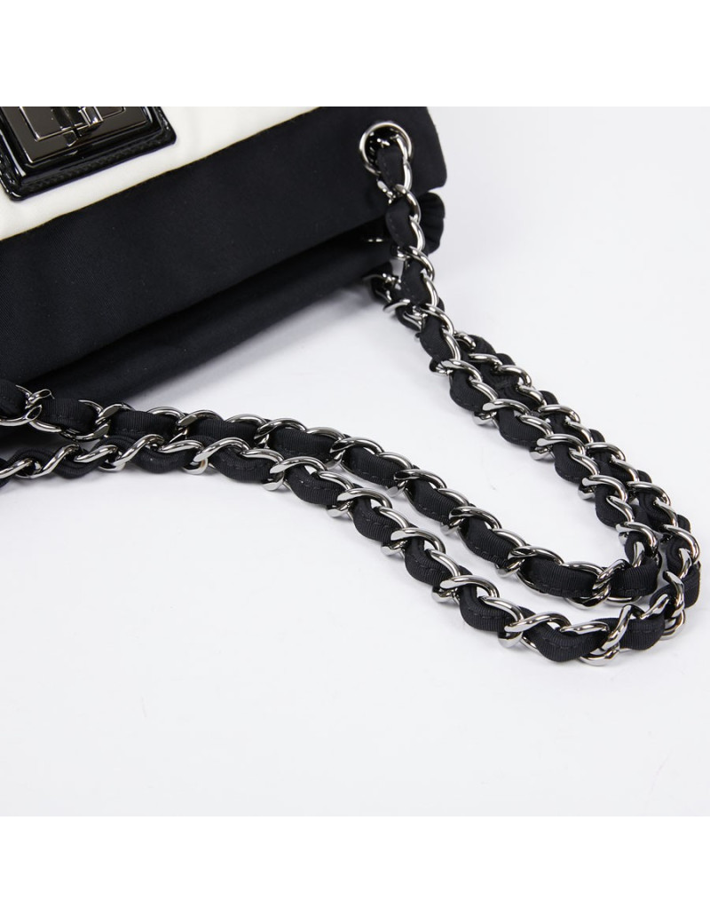 Sac bicolore chanel noir et blanc