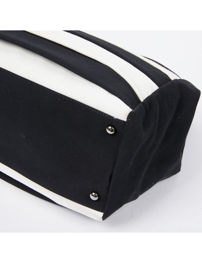 Sac bicolore chanel noir et blanc