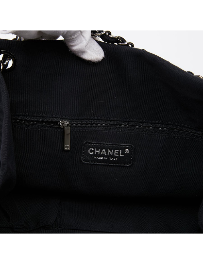 Sac bicolore chanel noir et blanc