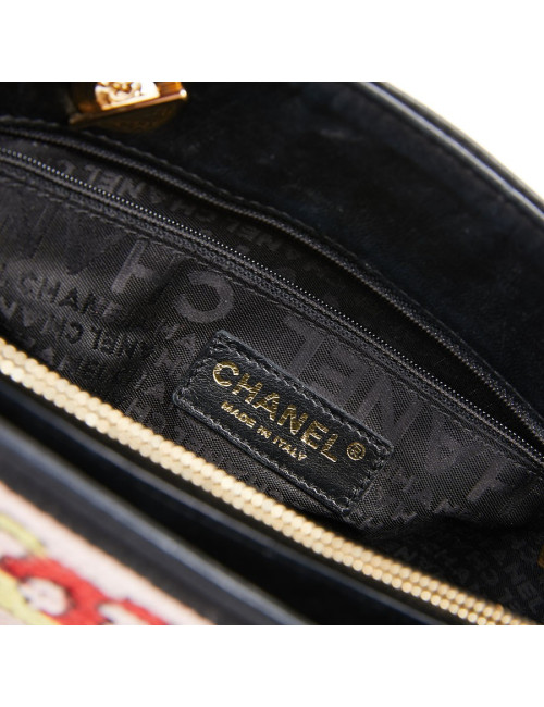 Sac crochet CHANEL multicolore