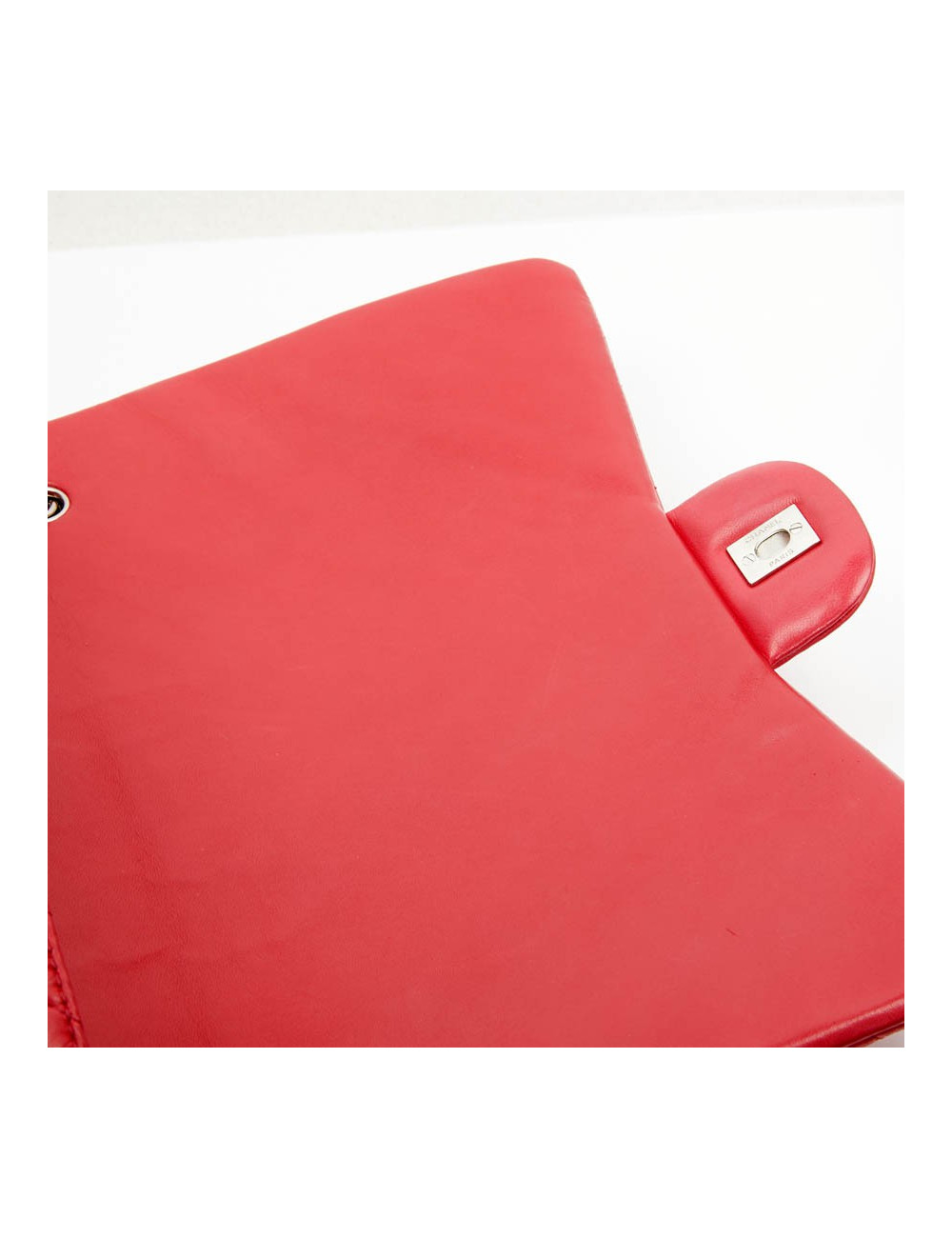 Grand sac CHANEL chevron Jumbo rose