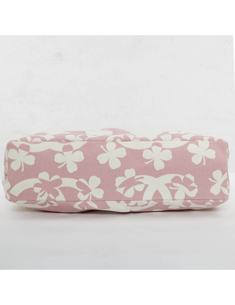 Sac Chanel tissu rose