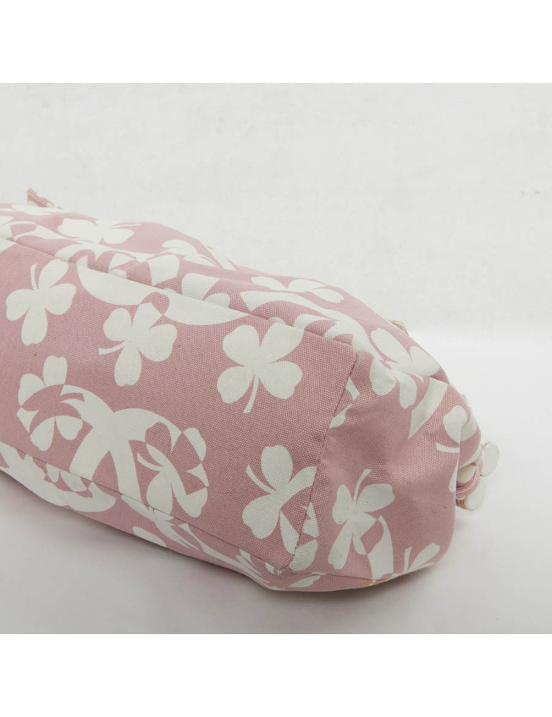 Sac Chanel tissu rose