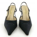 Shoes CHANEL fabric black T 37.5