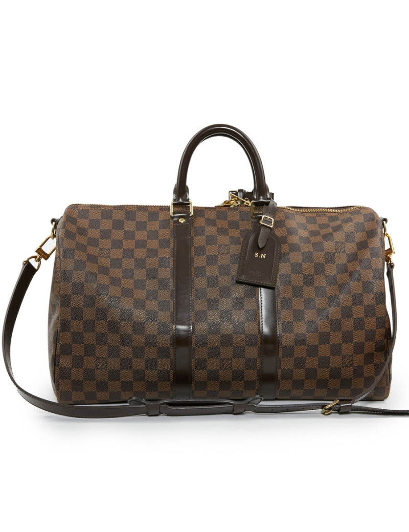 Keepall bandoulière 45 LOUIS VUITTON toile damier
