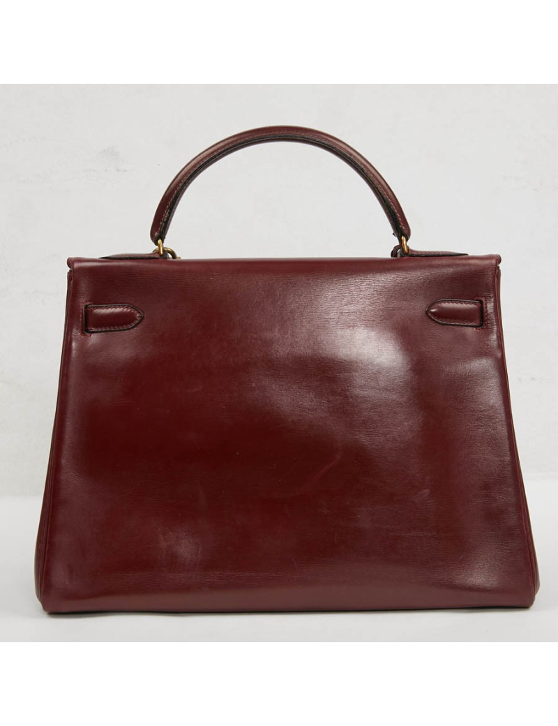 Kelly 32 rouge H HERMES Vintage