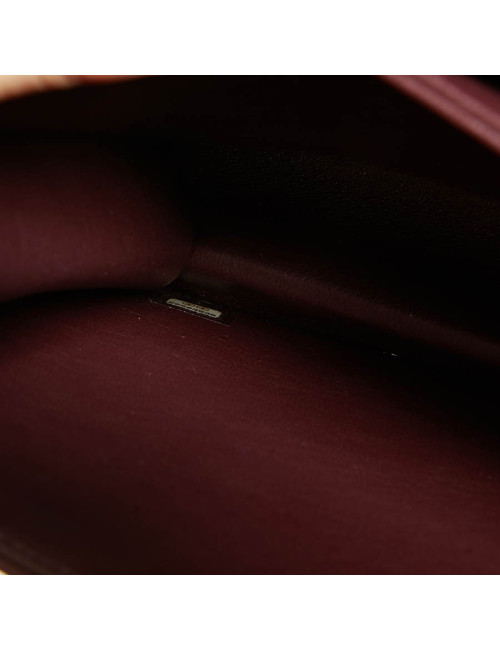 Sac CHANEL collector cuir matelassé bordeaux 