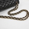 Chanel black Jumbo quilted leather
