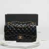 Chanel black Jumbo quilted leather