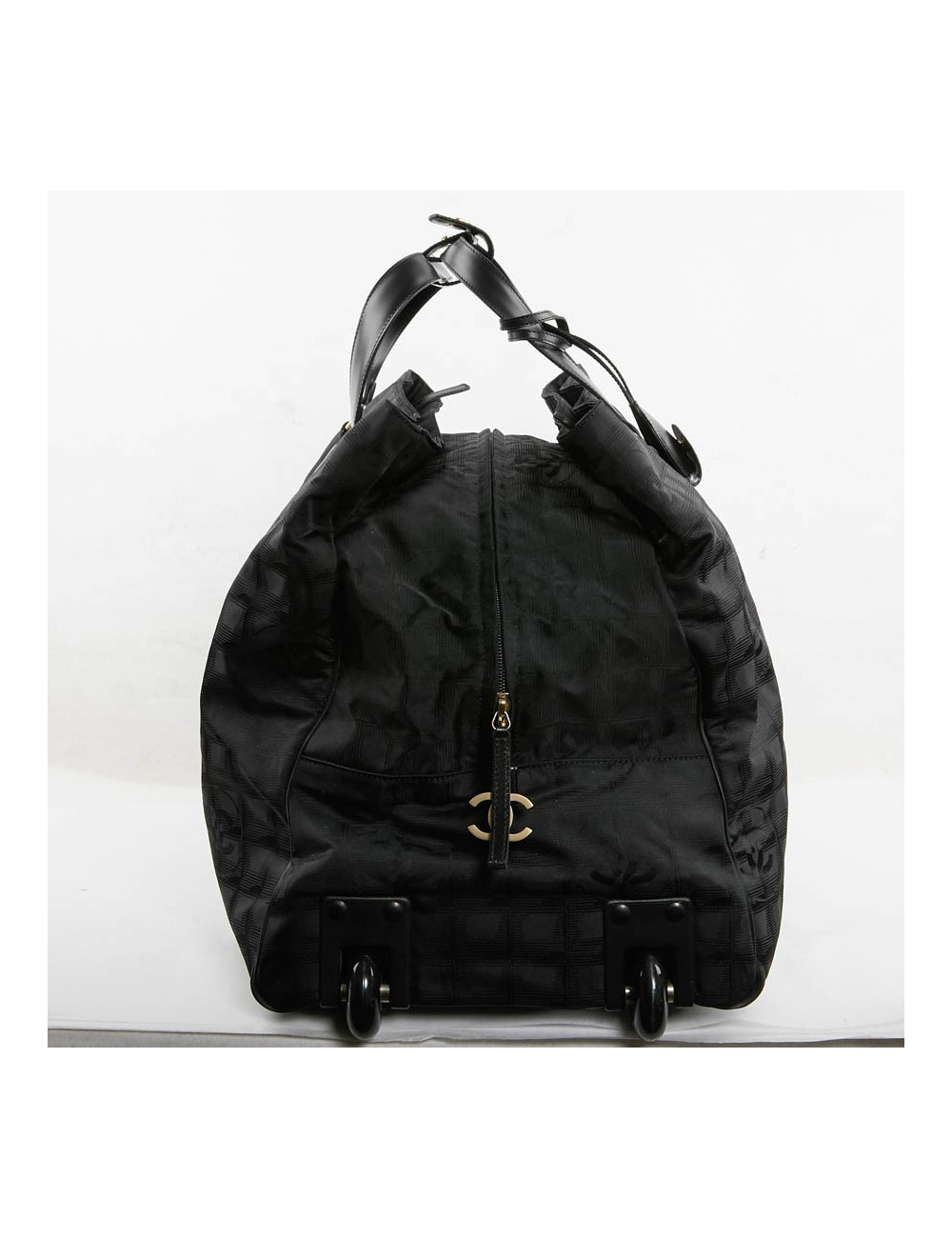 Valise roulante CHANEL toile monogramme