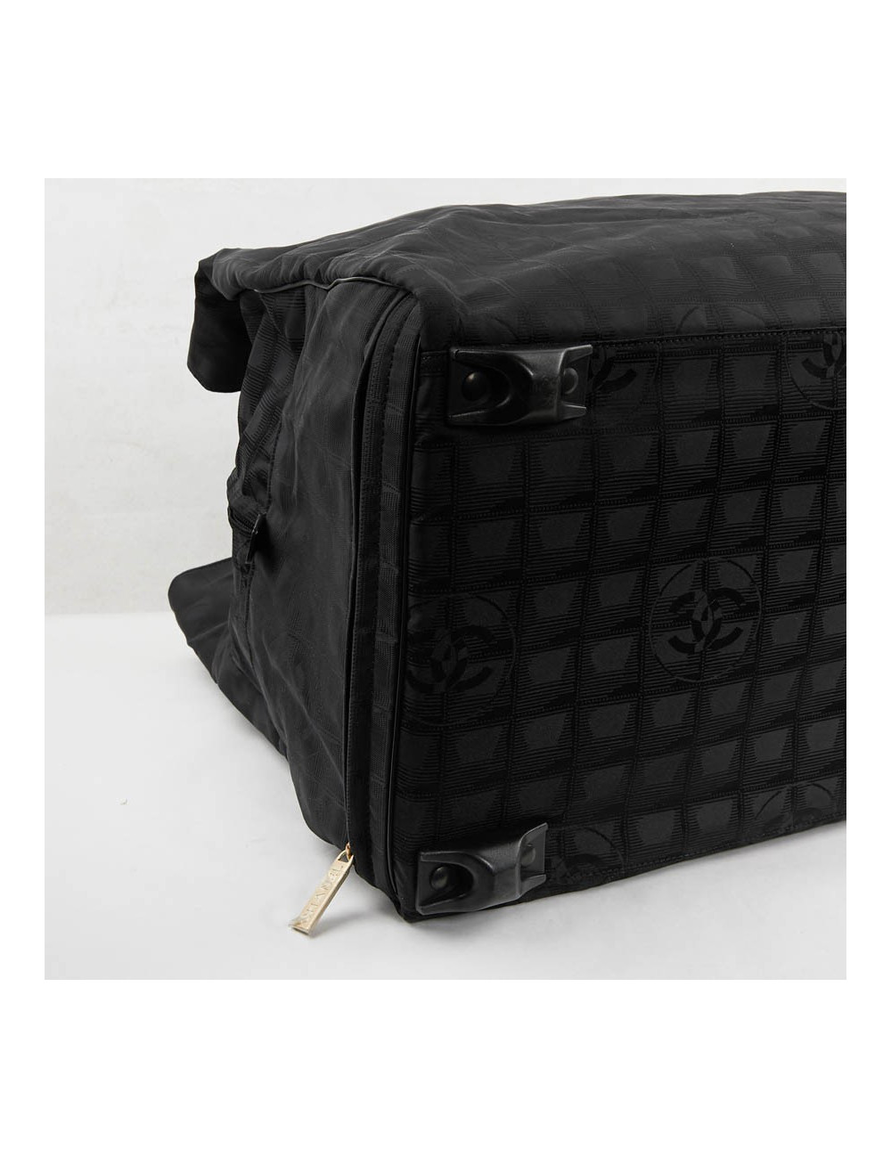 Valise roulante CHANEL toile monogramme
