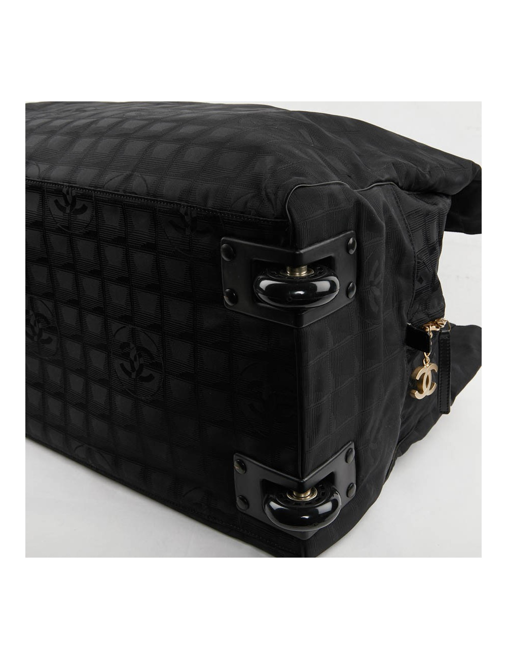 Valise roulante CHANEL toile monogramme