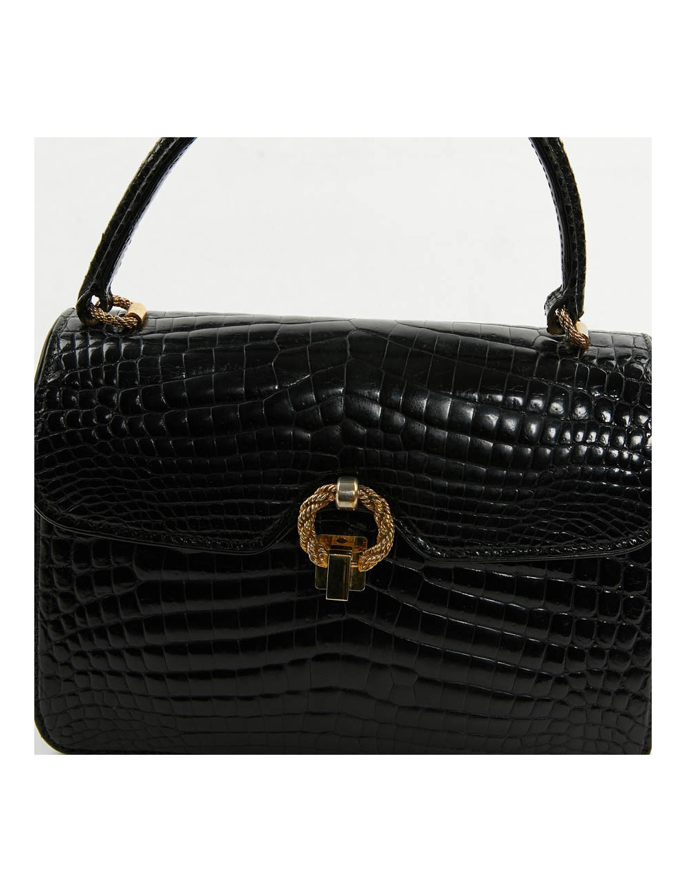 Sac à main vintage GUCCI alligator