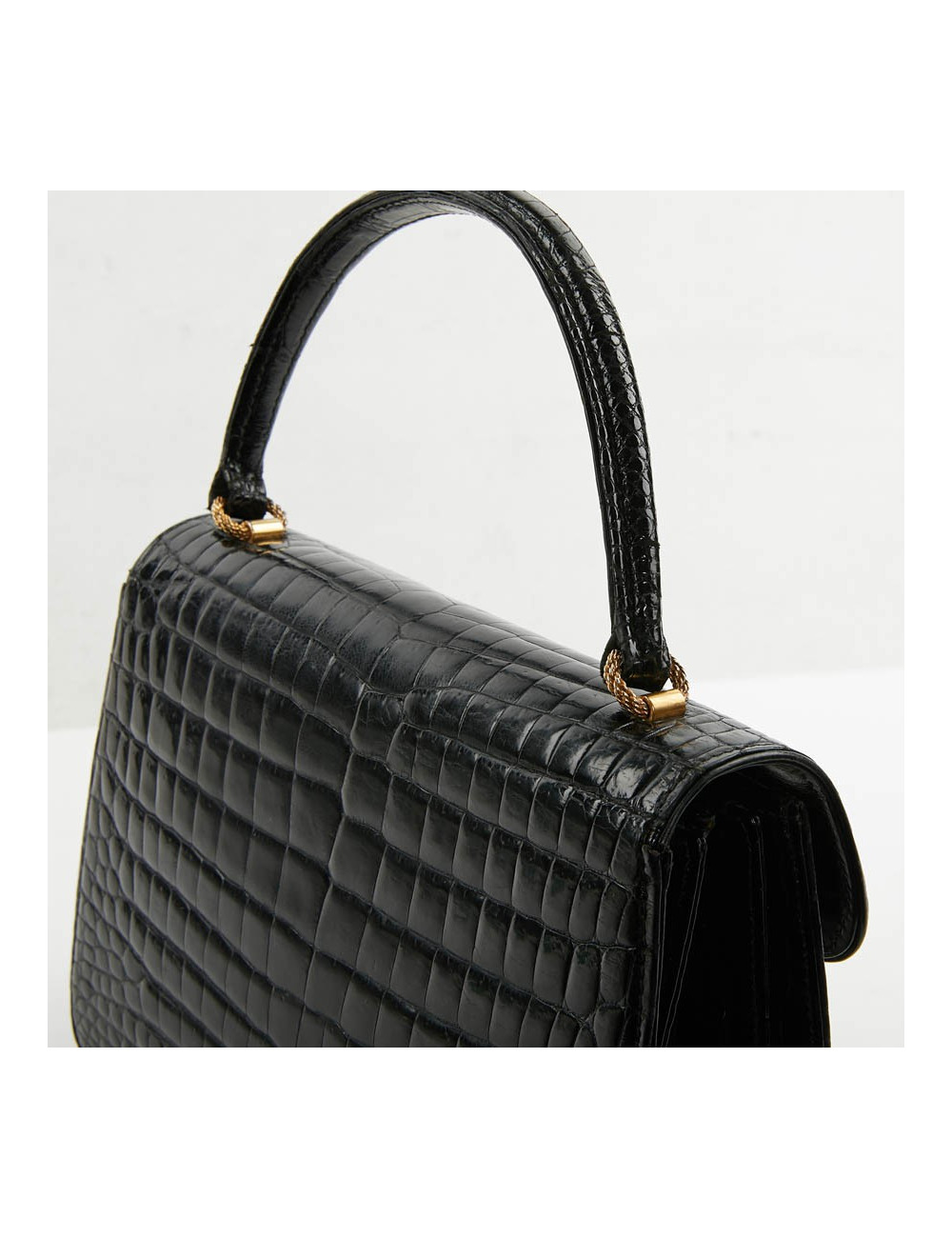 Sac à main vintage GUCCI alligator