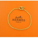 Bracelet mini chaîne d'ancre HERMES en or jaune
