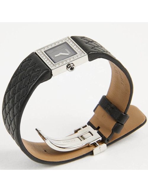 Montre CHANEL Wristwatch en acier et diamants