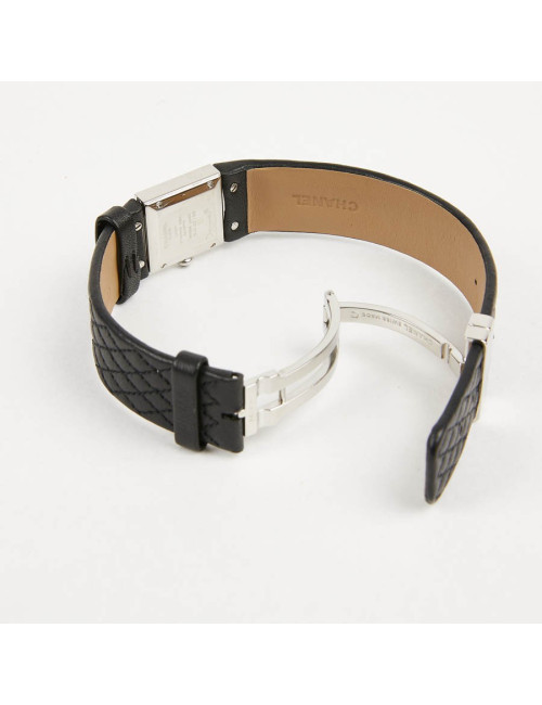 Montre CHANEL Wristwatch en acier et diamants