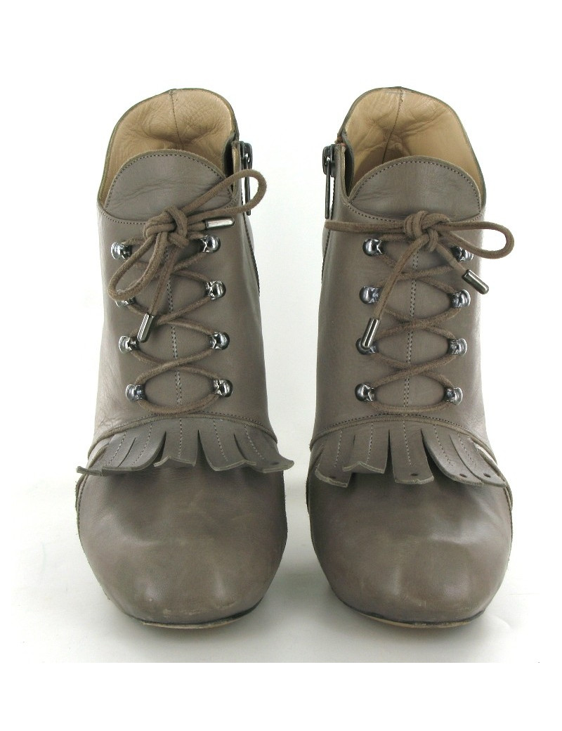 Bottines NICHOLAS KIRKWOOD en cuir taupe T 38