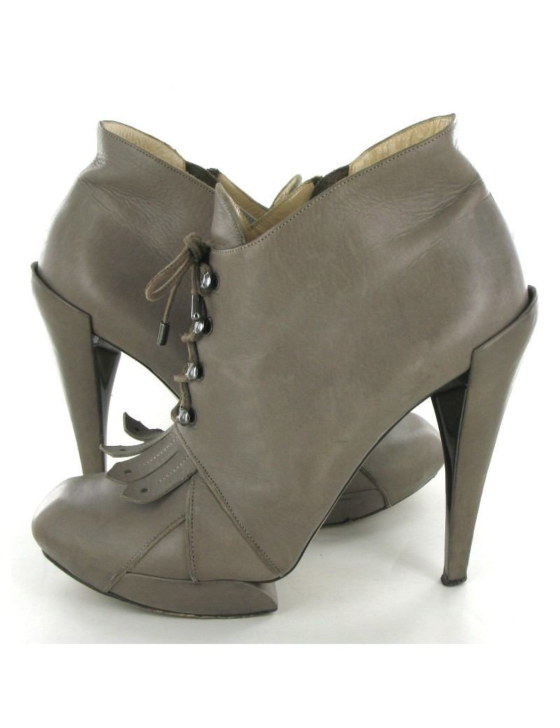 Bottines NICHOLAS KIRKWOOD en cuir taupe T 38
